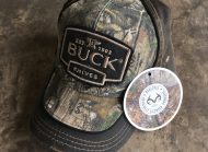 Buck Knives Camo & Suede Adult Cap